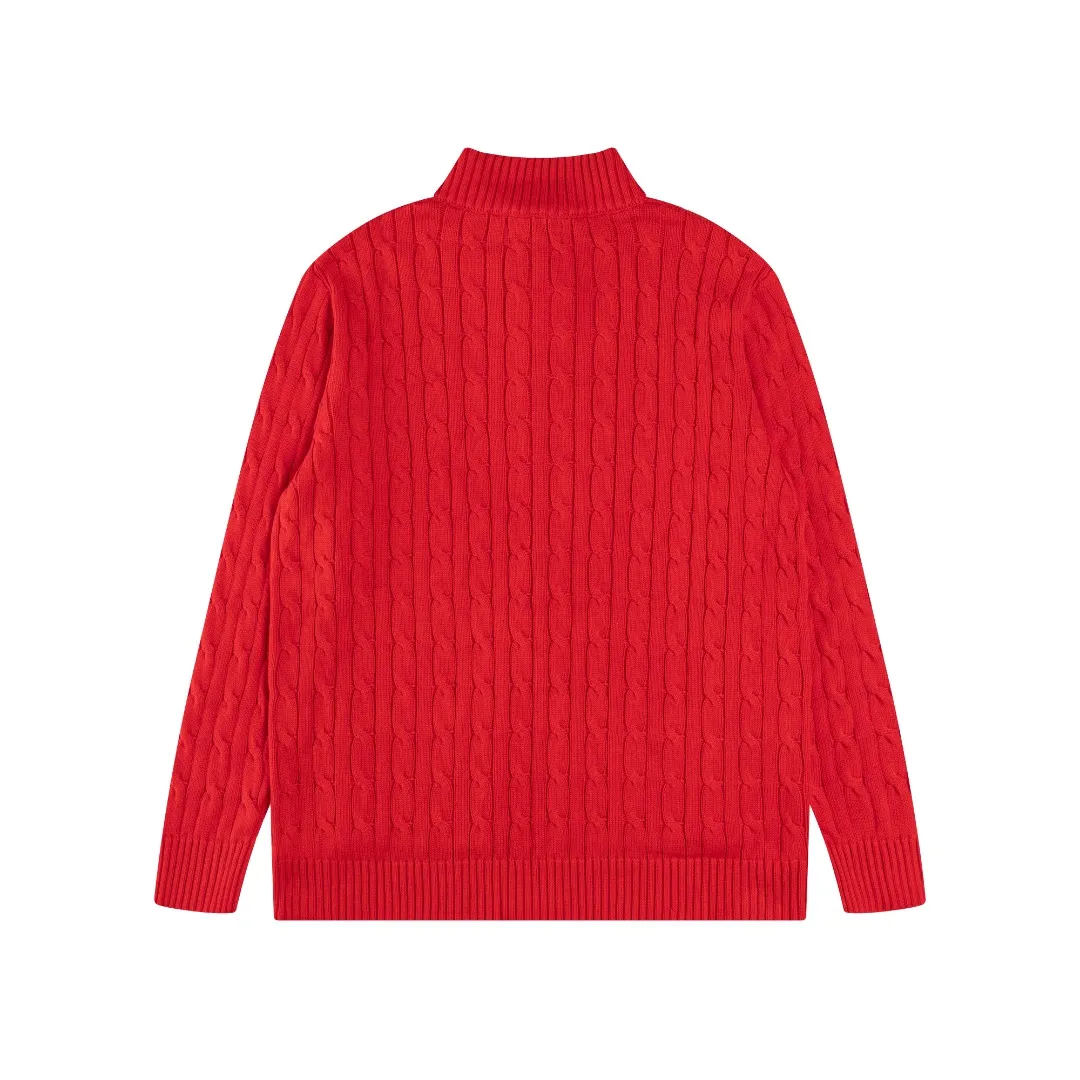 P260 #R98 RALPH LAUREN Ralph Lauren nine-color classic small label embroidery logo full zipper knitted cable cardigan sweater, high-density LOGO embroidery on the chest, original customization of tag accessories. Made of pure cotton yarn, pure cotton is skin-friendly and comfortable, small label war horse embroidered twist zipper cardigan sweater 🐎 high quality, follow the blogger to learn how to wear it! Let’s buy a Ralph Lauren cable sweater. It’s a super hard-to-find series after it became popular. It’s hard to find one on the official website. It’s simple and practical to wear, with a lazy and loose feel. The thickened fabric has more texture, feels soft and delicate, and has a loose fit. Whether worn alone or layered, you can wear different styles of fashion with just one piece!   Size：XS S M L
